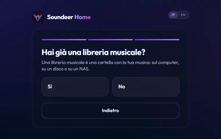 Una domanda alla volta, per partire subito.